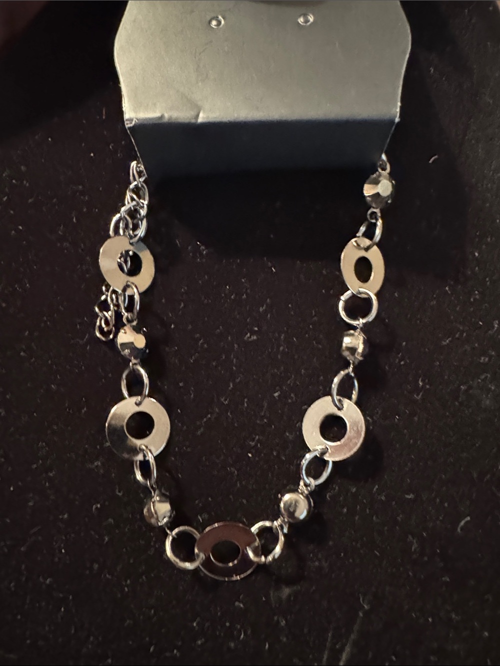 Nickel Circle Link Bracelet- Women Jewelry